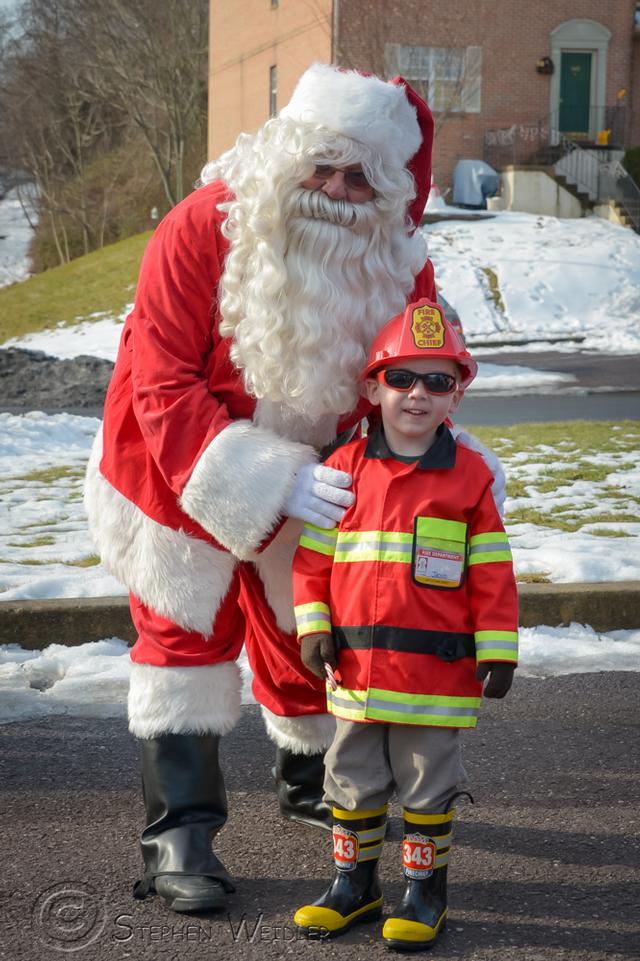 Santa Visits Lower Frederick Twp. - 12/21/2013